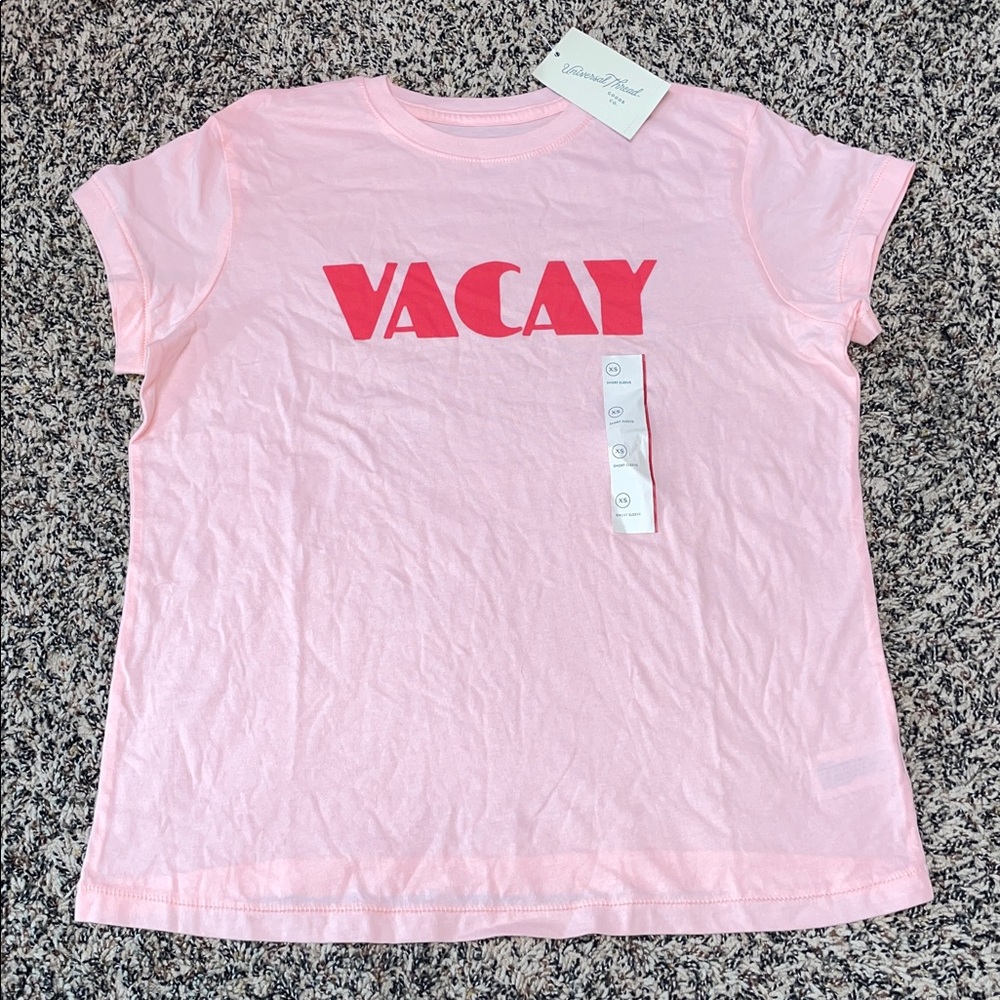 all in motion Pink Vaca Top NWT